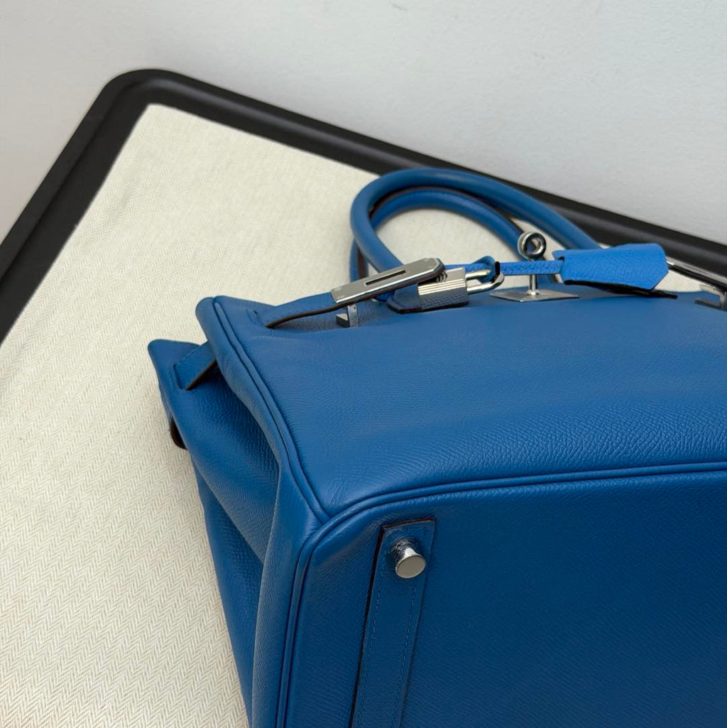 Birkin 30 Blue Zanzibar