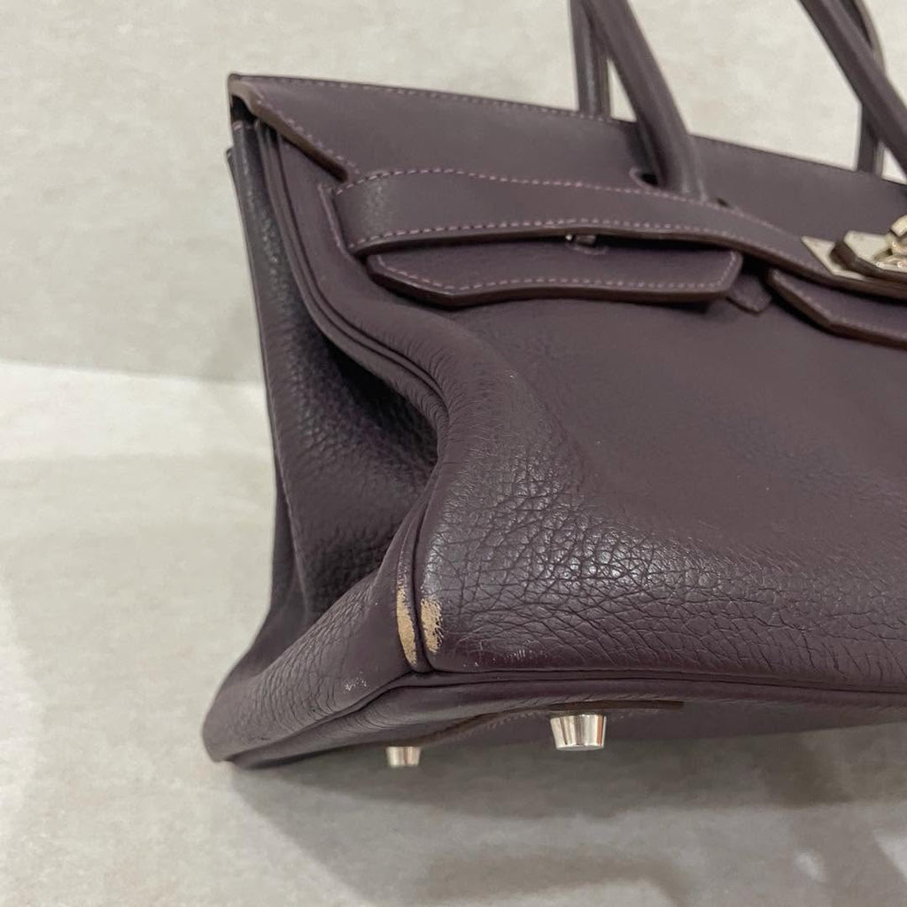 Birkin Shoulder 42 Raisin