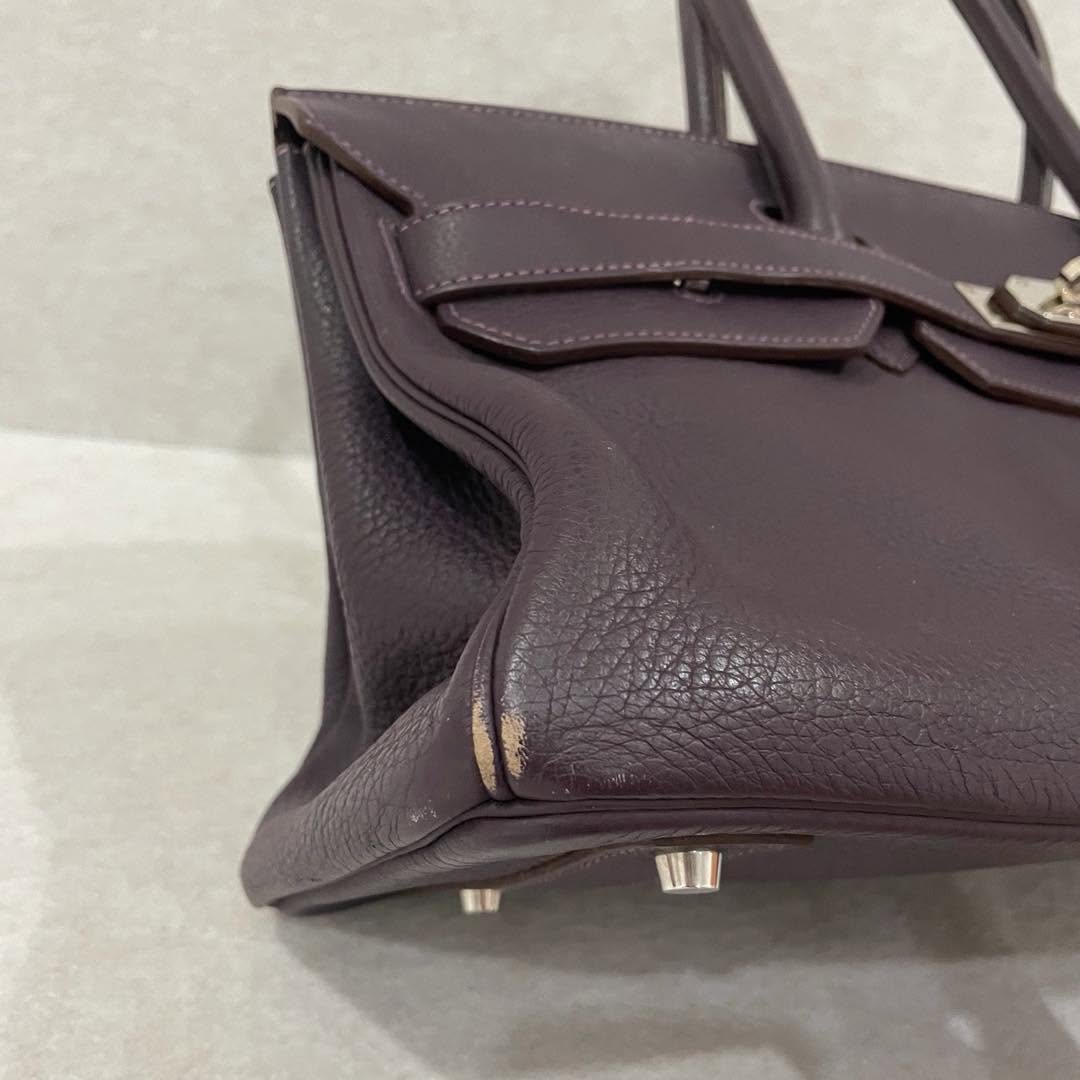 Birkin Shoulder 42 Raisin
