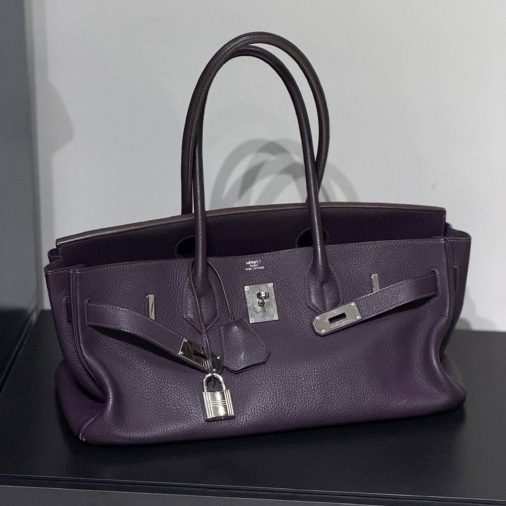 Birkin Shoulder 42 Raisin
