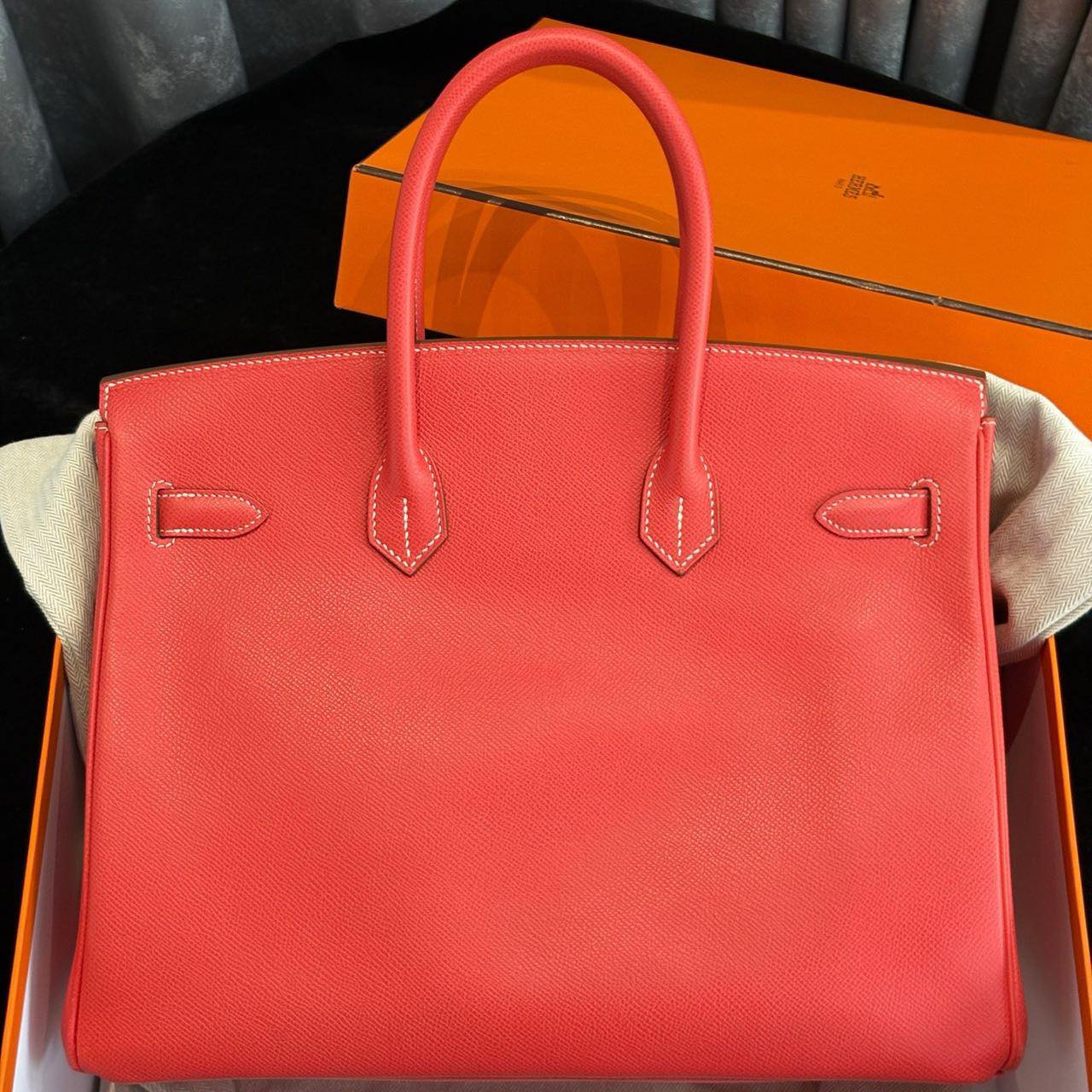 Birkin 35 Rouge Casaque