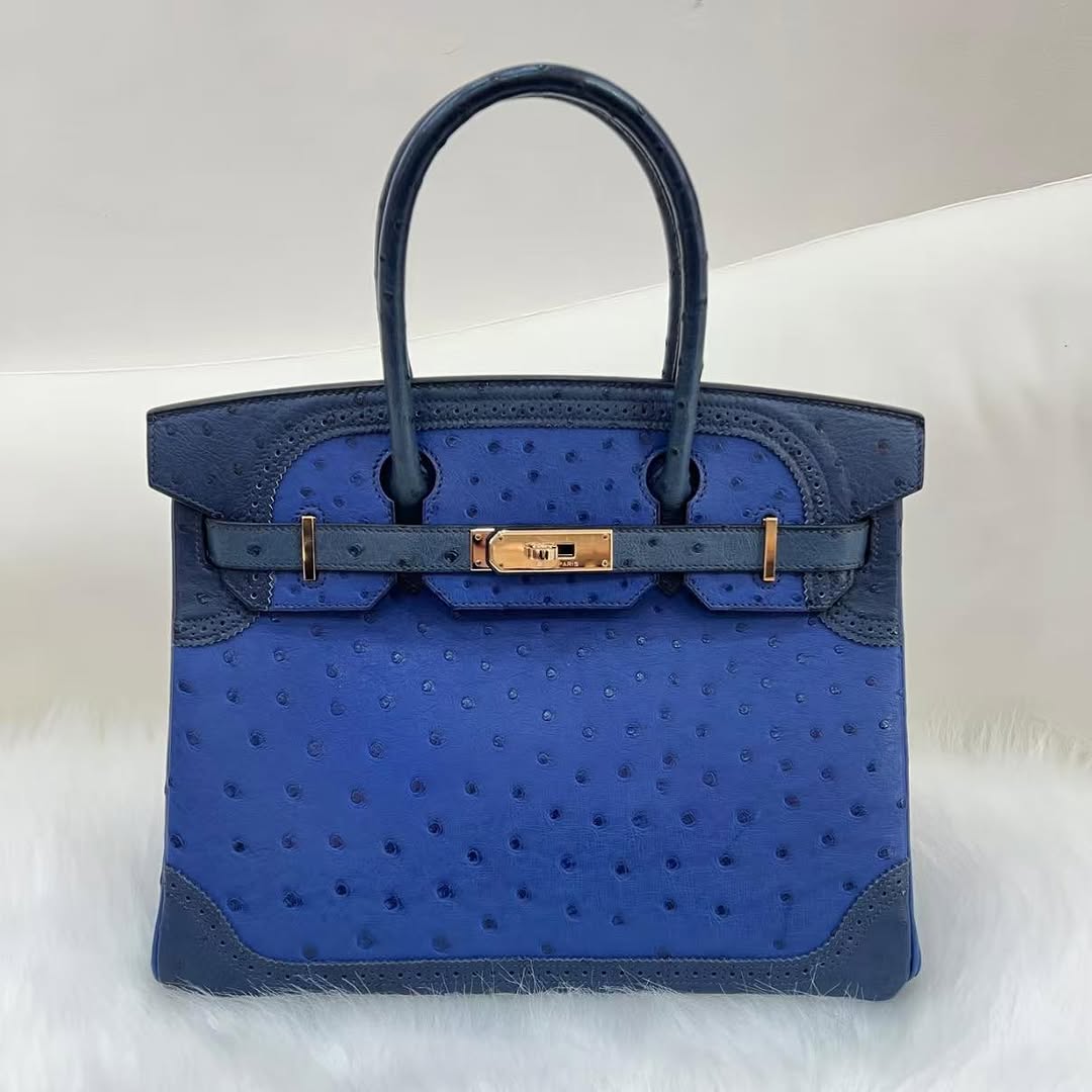 Birkin 30 Ghillies Blue Iris