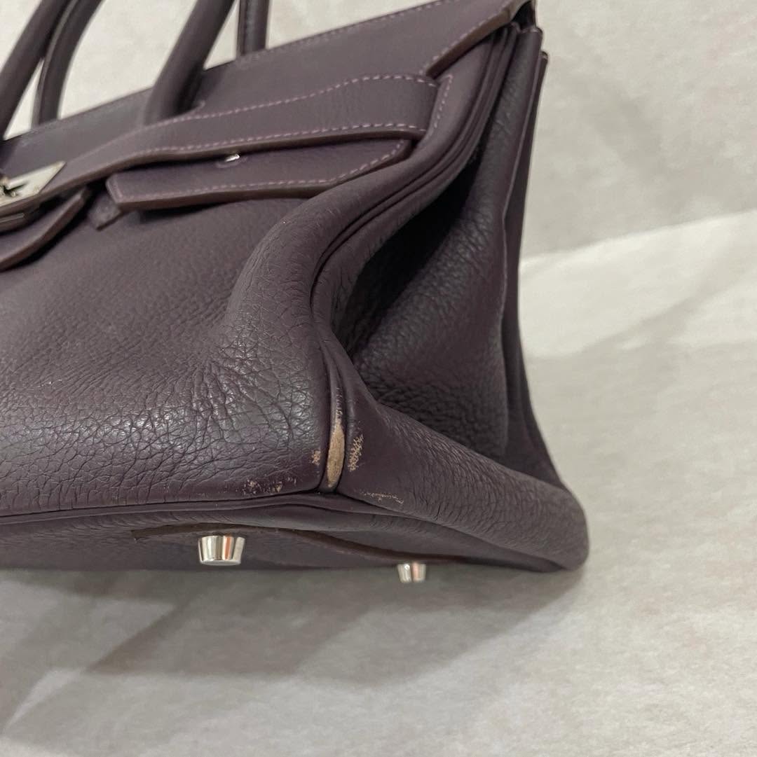 Birkin Shoulder 42 Raisin