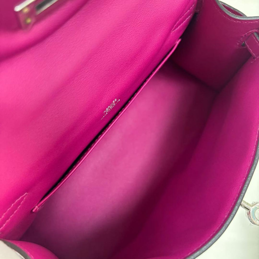 Kelly pochette Rose Purple