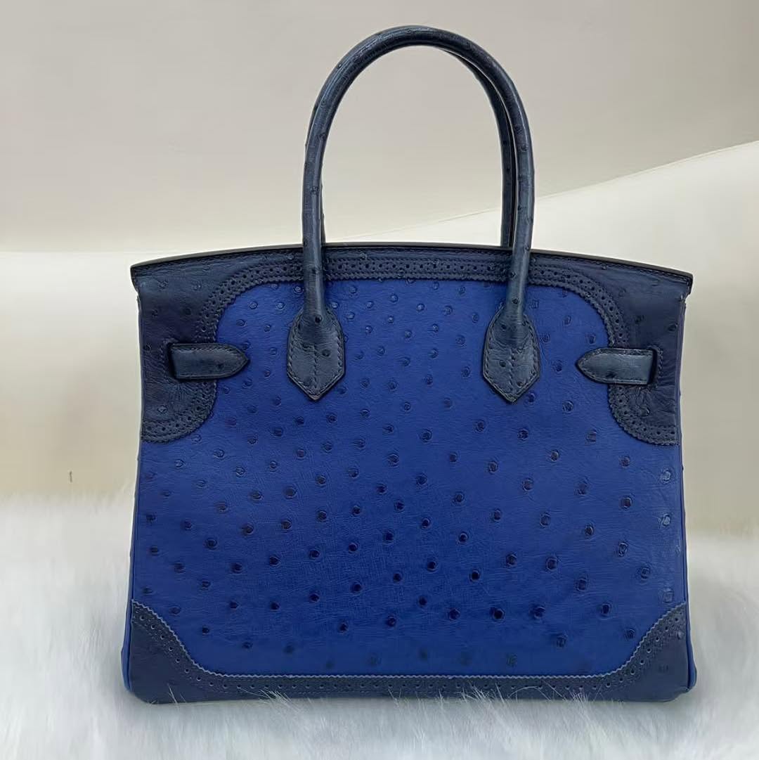 Birkin 30 Ghillies Blue Iris