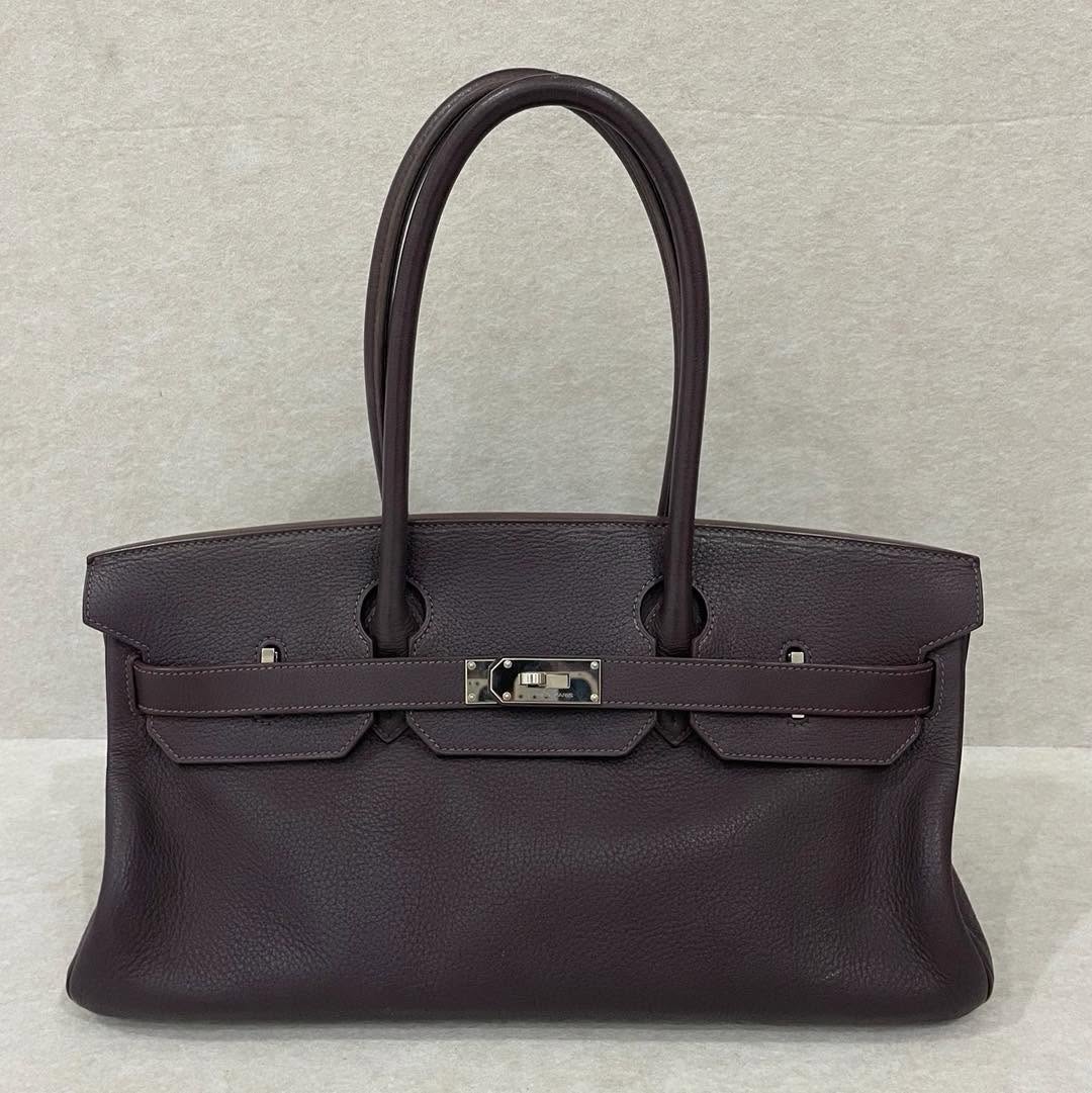 Birkin Shoulder 42 Raisin