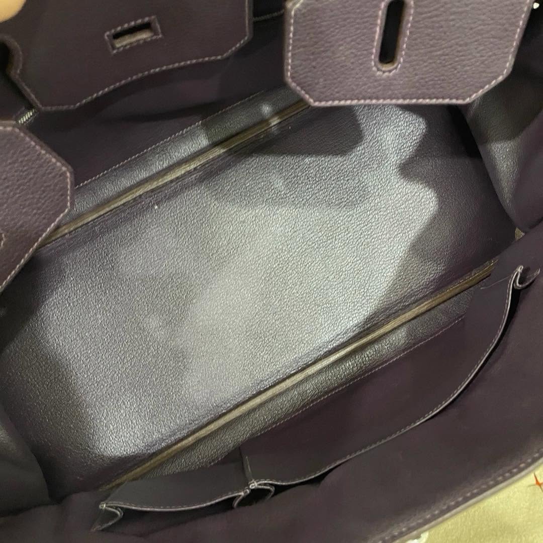 Birkin Shoulder 42 Raisin