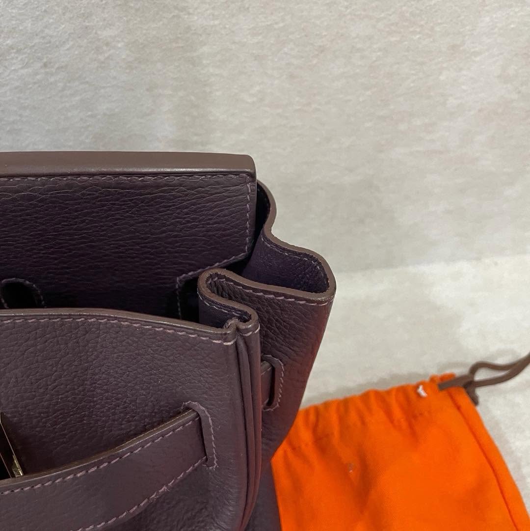 Birkin Shoulder 42 Raisin