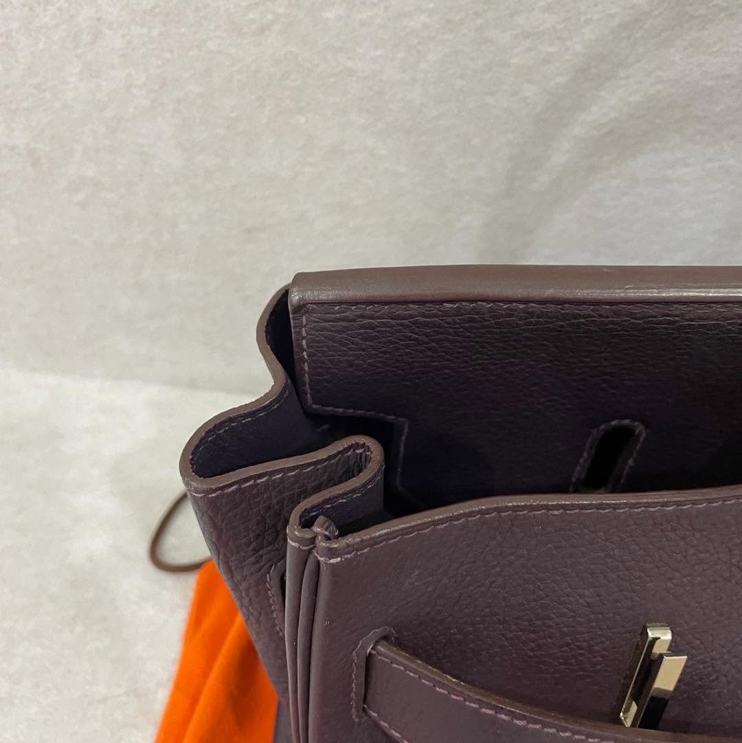 Birkin Shoulder 42 Raisin
