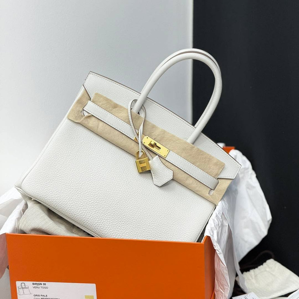Birkin 30 Gris Pale