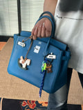 Birkin 30 Blue Mikonos