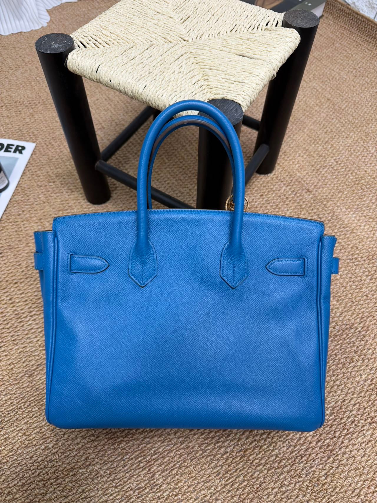 Birkin 30 Blue Mikonos