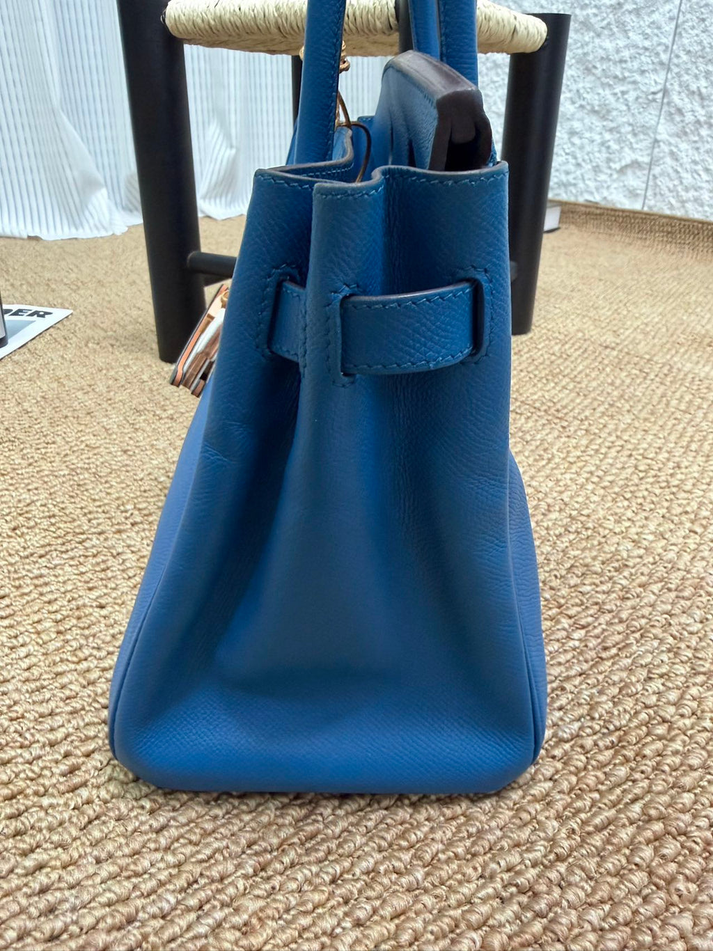 Birkin 30 Blue Mikonos