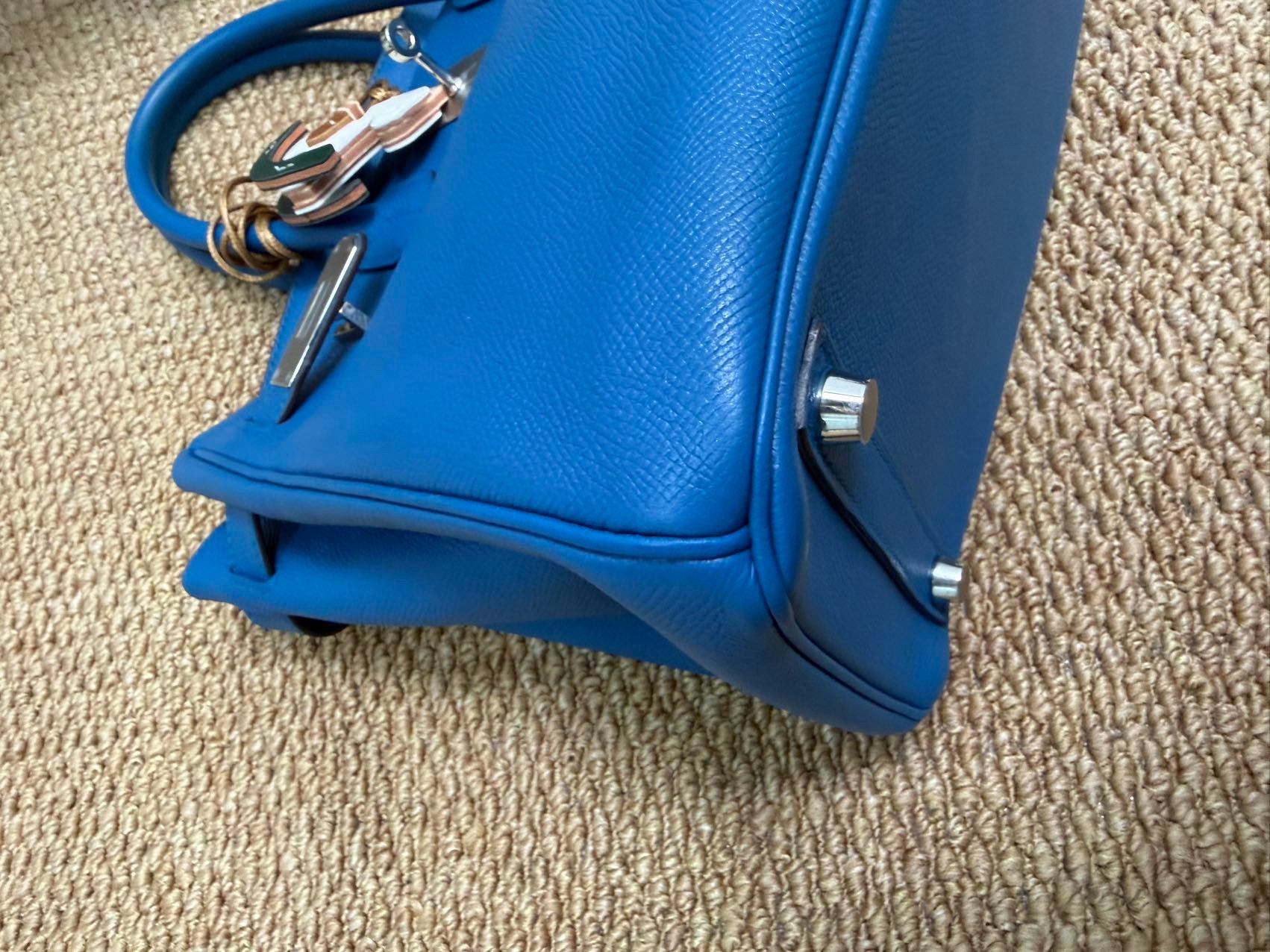 Birkin 30 Blue Mikonos