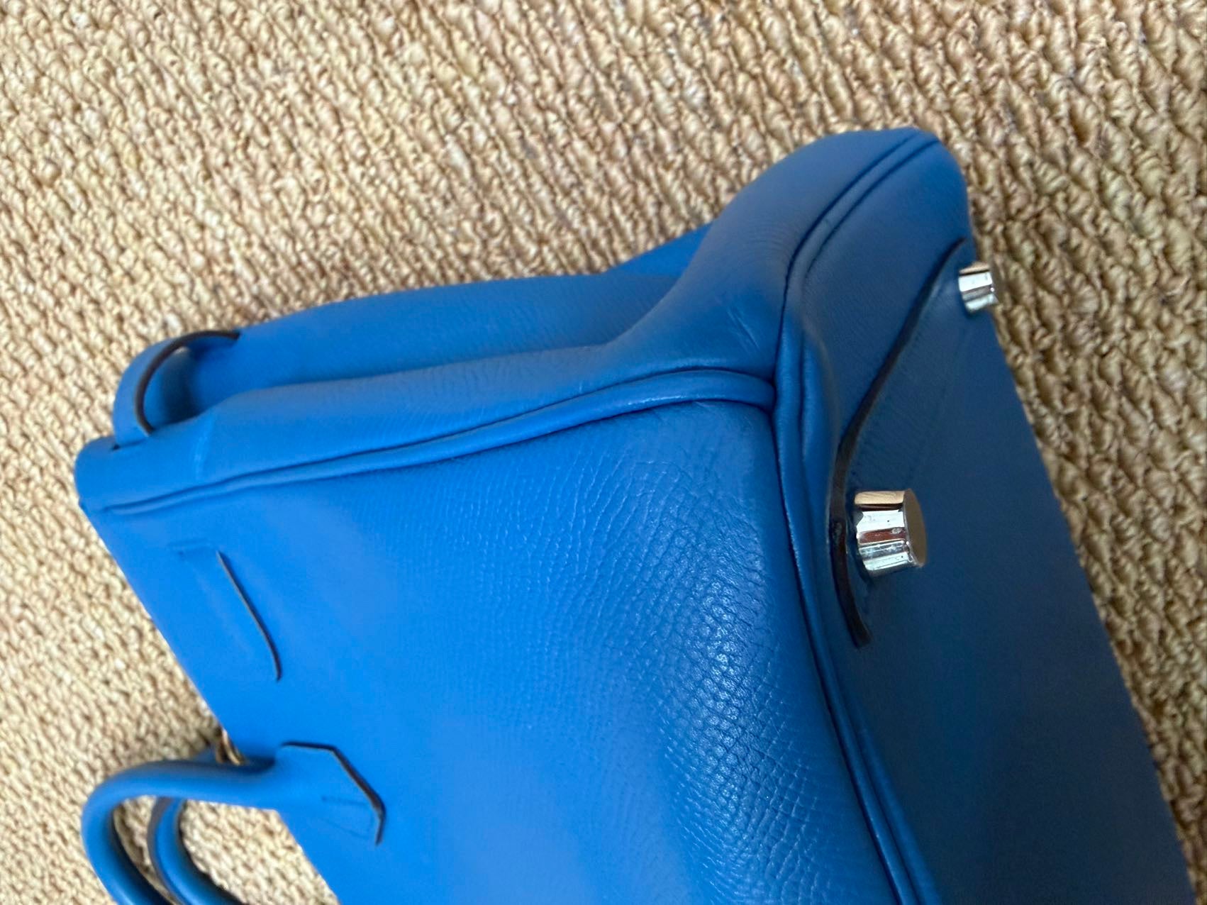 Birkin 30 Blue Mikonos