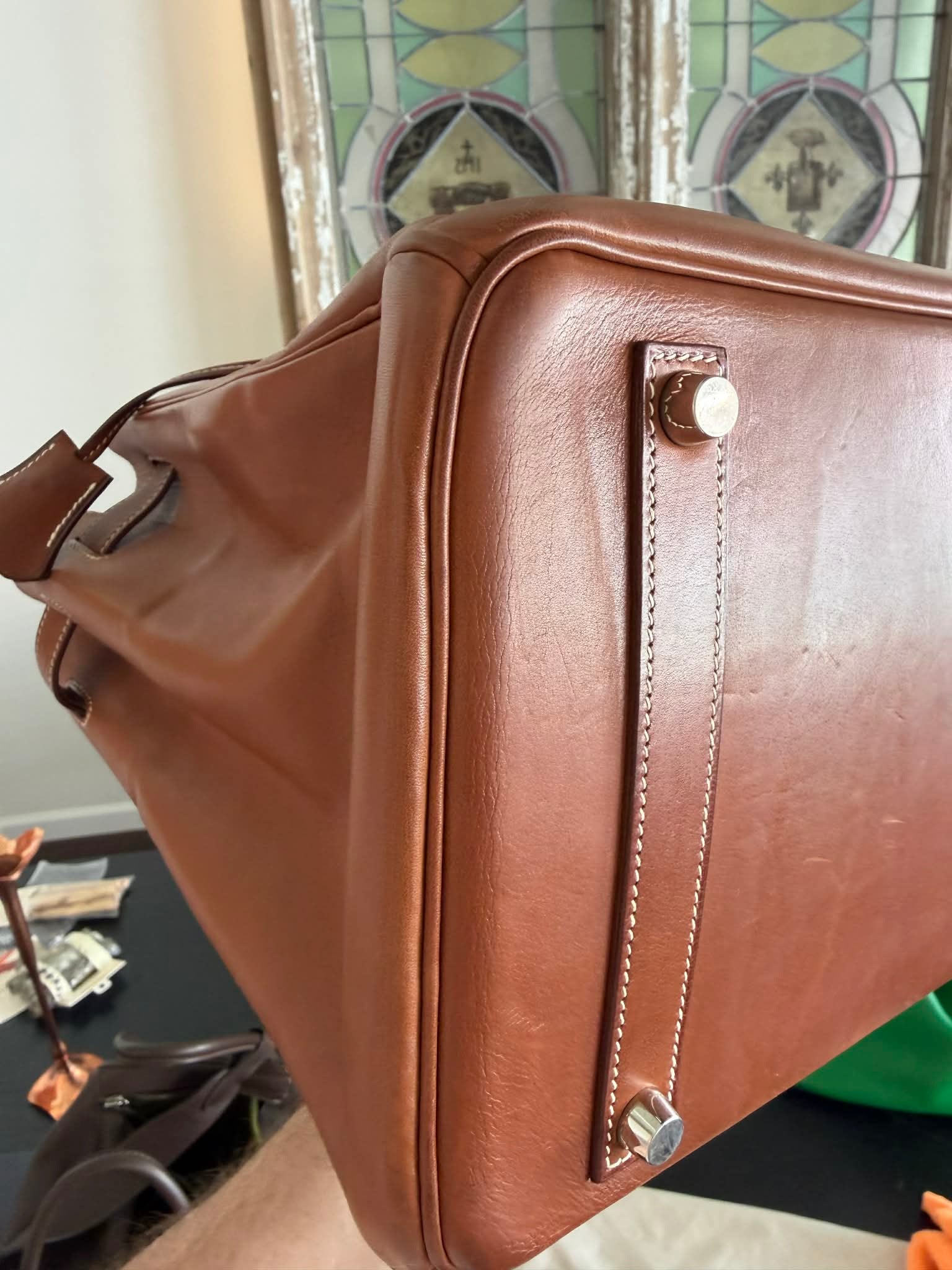 Birkin 35 smooth Barenia