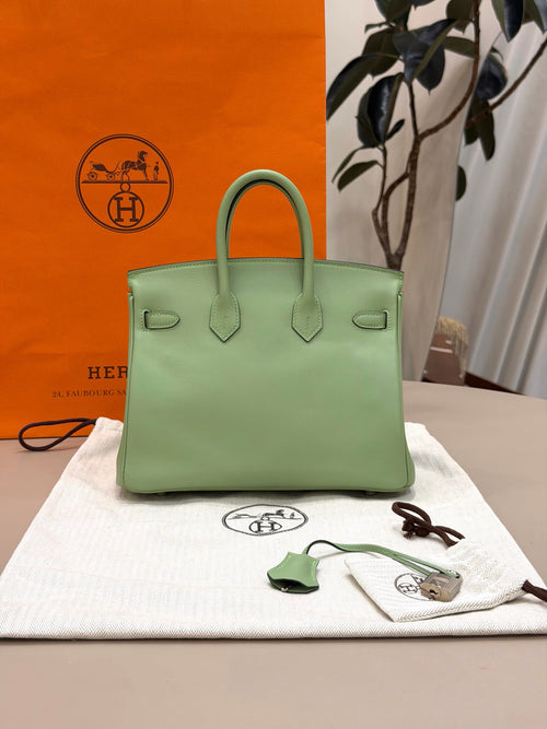Birkin 25 Vert Criquet