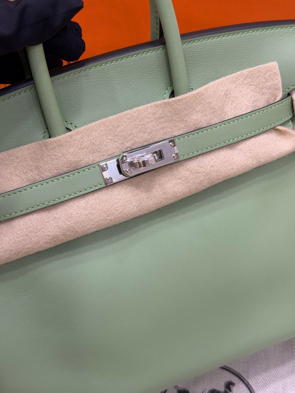 Birkin 25 Vert Criquet