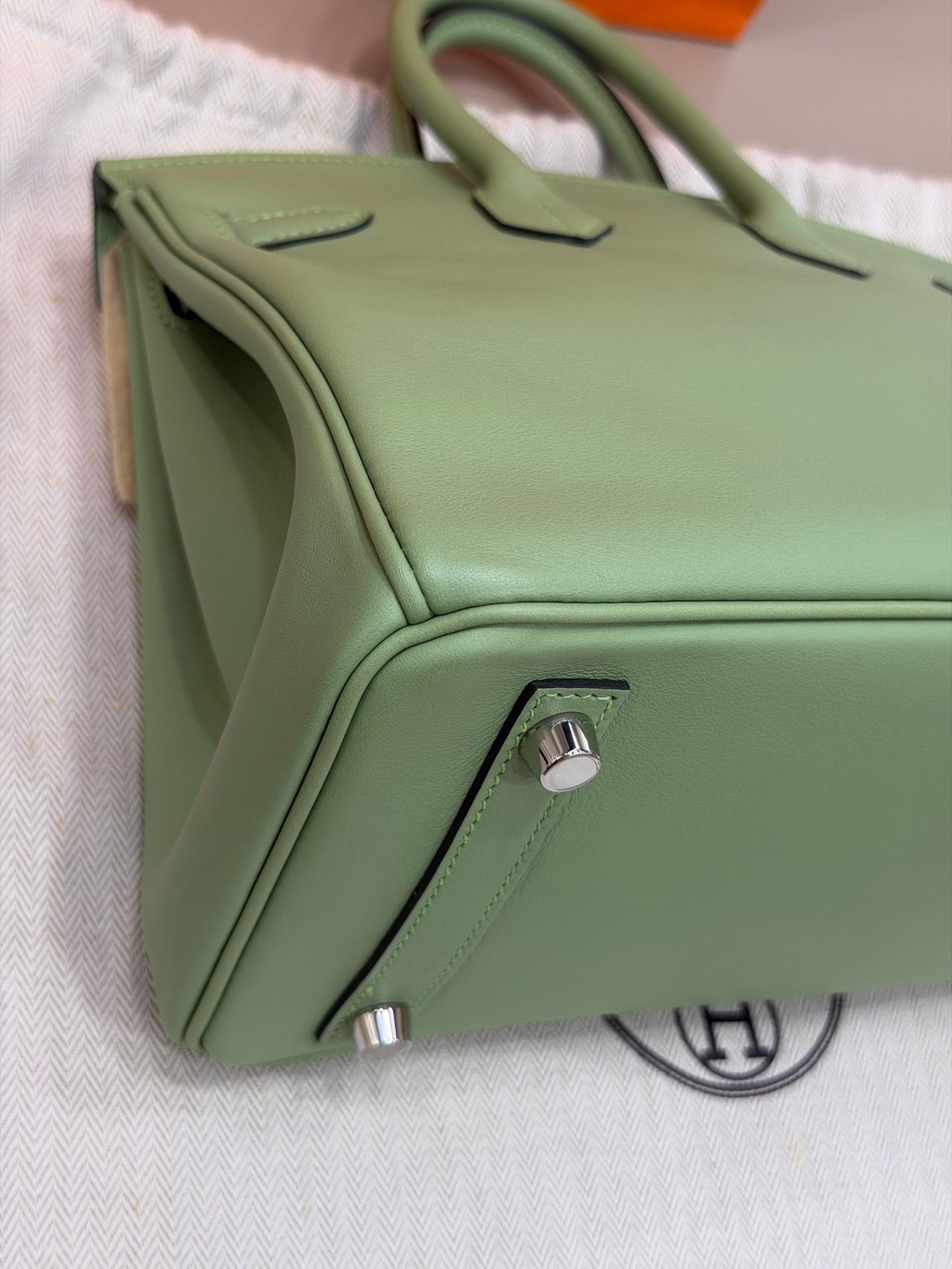 Birkin 25 Vert Criquet