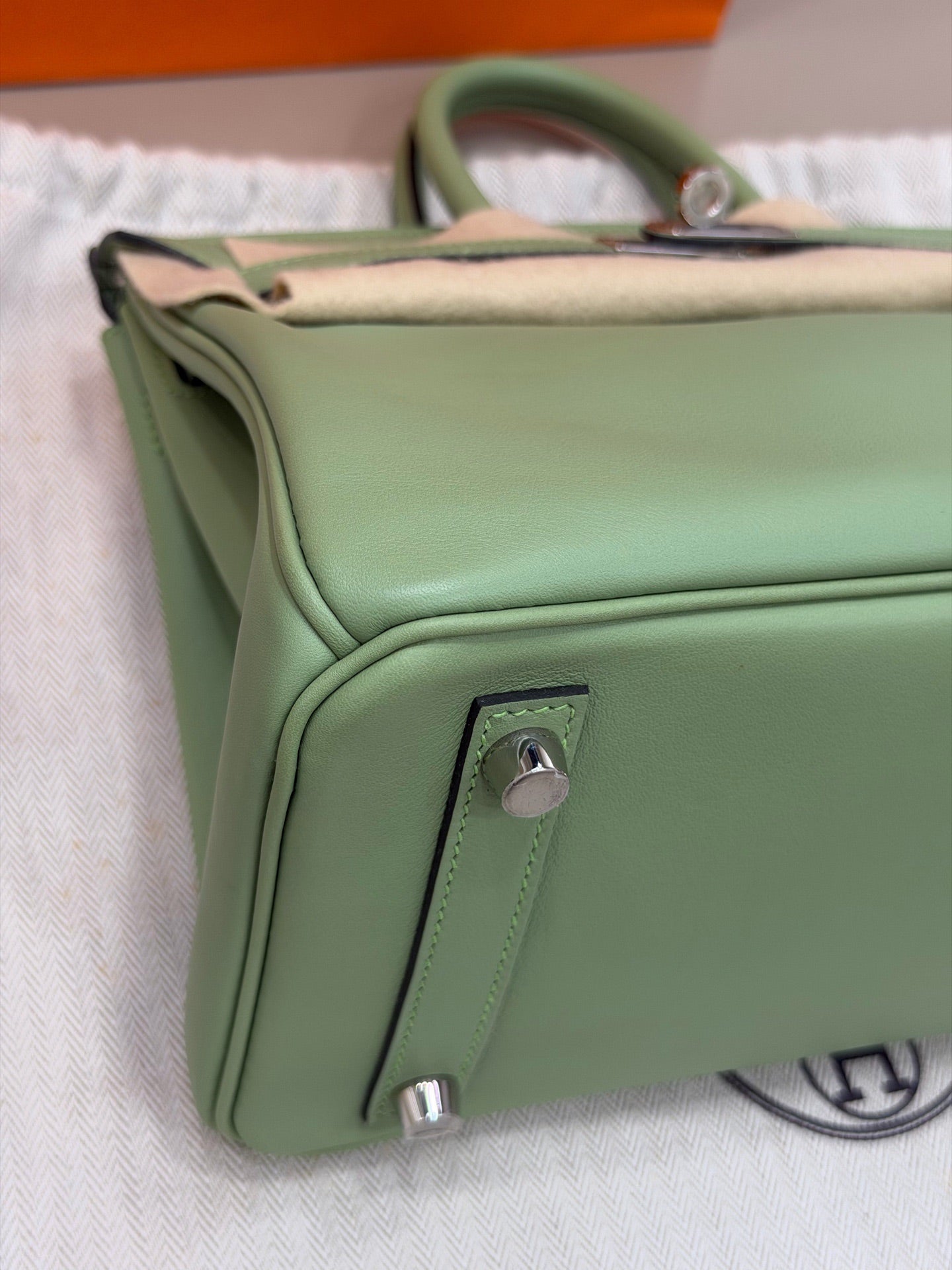 Birkin 25 Vert Criquet