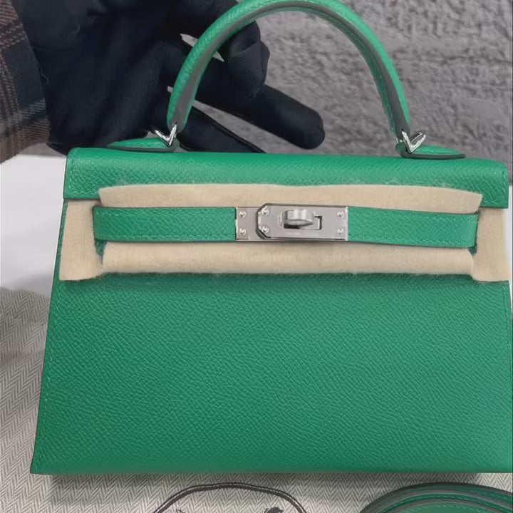 Mini Kelly Vert Vertigo